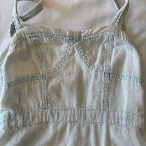 American Eagle Light Blue Tiered Ruffle Sundress Women’s Size XS - Picture 5 of 5